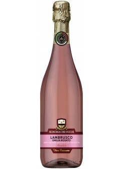 Iгристе вино Signoria dei Duchi Lambrusco Rosato (Сіньйорія дей Дучі Ламбруско Розато IGT Амабіле)